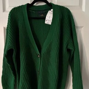 Piombo Emerald Green Women's Cardigan